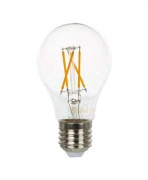Bec LED filament incrucisat 4W E27 A60 Alb cald