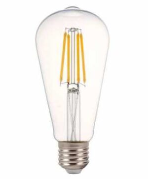 Bec LED filament 4W E27 ST64 2700K dimabil