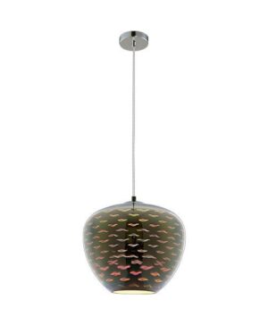 3D Sticla Suspendat D290 Crom Seagull